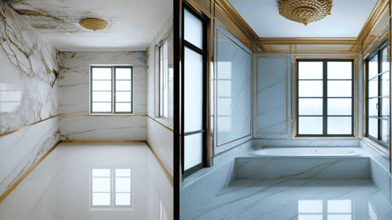 Tấm nhựa ốp tường - Tấm PVC giả vân đá Tấm nhựa ốp tường