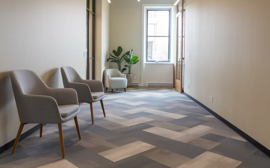 Top vật liệu lát sàn được ưa chuộng nhất 2024 3 Prompt: A modular, interlocking vinyl flooring solution that is easy to install and provides excellent water resistance, suitable for a variety of subfloors.Đặc điểm nổi bật của sàn nhựa
