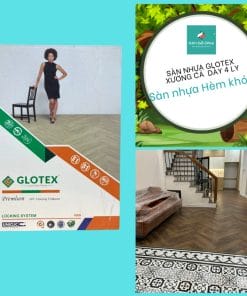 Sàn nhựa Glotex xương cá dày 4 ly