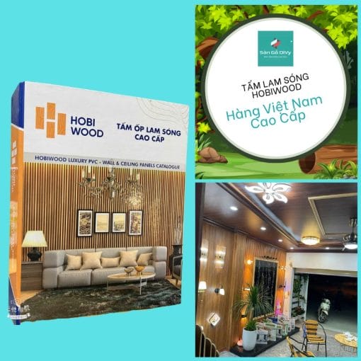 TẤM ỐP LAM SÓNG HOBIWOOD 4 SÓNG CAO