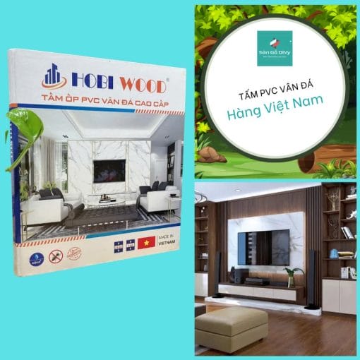 TẤM ỐP PVC VÂN ĐÁ HOBIWOOD DÀY 2,6LY
