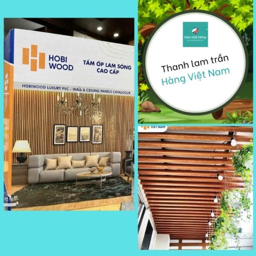 Thanh lam trần, Lam nhựa giả gỗ