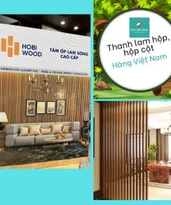 Hộp cột nhựa giả gỗ, Thanh lam hộp