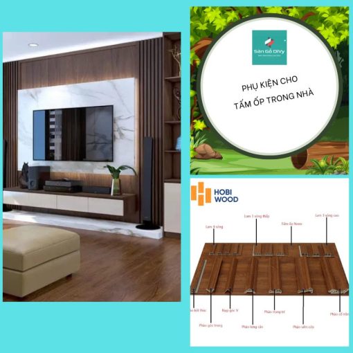 Phụ kiện tấm ốp trong nhà