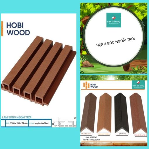 Nẹp V góc ngoài trời