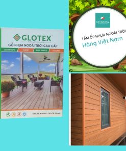 Tấm ốp gỗ nhựa ngoài trời Glotex