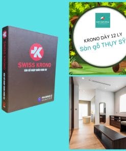Sàn Gỗ Swiss Krono dày 12 ly nhập khẩu Thụy Sỹ