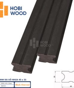 thanh da go nhua ngoai troi hobiwood hb40x25 black